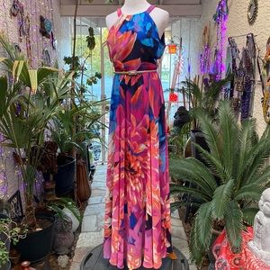 🌸🌸INC FLORAL SLEEVELESS MAXI DRESS🌸🌸